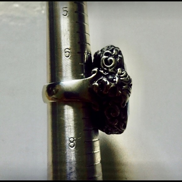 Britannia Gem Oversized Swarovski Crystal Ring 7 - Picture 4 of 4